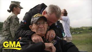 Military service members make 1st return to Normandy 80 years after D-Day