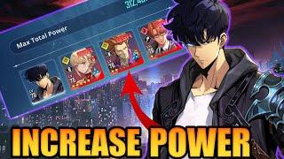 HOW TO INCREASE TEAM POWER  Solo leveling Arise