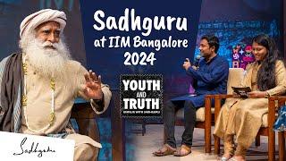 Career Competition & Conscious Living Sadhguru @ IIM Bangalore  Youth and Truth 2024