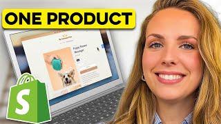 Shopify One Product Store Set Up for Beginners Step by Step