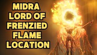 HOW TO REACH MIDRA LORD OF FRENZIED FLAME BOSS LOCATION - ELDEN RING