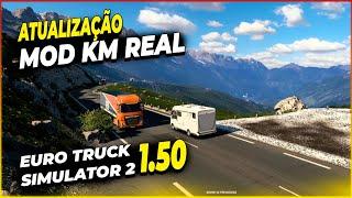 MOD KM REAL PARA EURO TRUCK SIMULATOR 2 1 50 ETS2 MODS BR