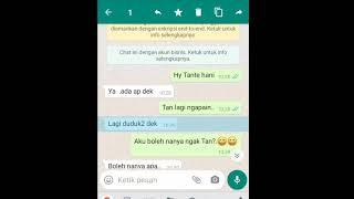 Chat wa sama Tante Hani..pengen di ajak wik wik seru..