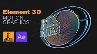 Motion Graphics After Effects Element 3D Plugin Create Stunning Animations