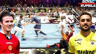 BECKHAM  TADİC  MBAPPE  HAALAND KAVGADA  FUTBOLCULAR ROYAL RUMBLE  WWE 2K23 