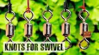 Fishing knots  How to tie a swivel 5 swivel knots