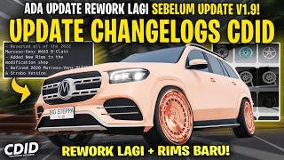 ADA UPDATE LAGI SEBELUM CDID UPDATE V1.9 RILIS  VELG BARU - Car Driving Indonesia Roblox