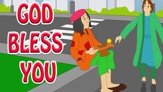 God Bless You - Animated Nursery Rhyme in English Language