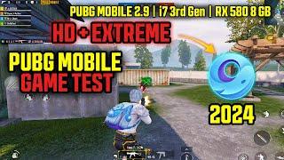 PUBG Mobile 2.9  Test on Core i7 3rd Gen in 2024  RX 580 8GB  HD + Extreme