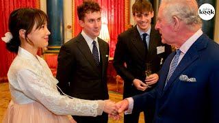 한복 입고 영국의 왕과 왕비를 만났어요