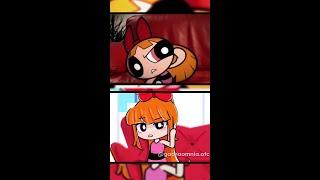 BLOSSOM INTERVIEW COMPARISON  Powerpuff Girls Gacha #shorts