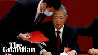 New footage from China congress fuels questions about why Hu Jintao was hauled out