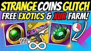 New BEST Strange Coins FARM & GLITCH Get FREE Exotic & XUR Loot EASY Destiny 2 The final Shape