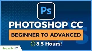 Adobe Photoshop CC Beginner to Advanced Tutorial 8.5 Hour Training Course