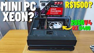 Montei um MINI PC XEON V4 PARA JOGOS E ESTUDOS? Teste em JOGOS e CONSUMO...