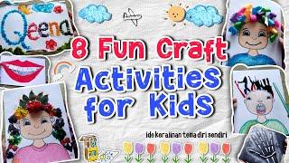 KIDS ACTIVITIES AT HOME  8 Fun Craft Activities for Kids  Easy Paper Craft Ideas