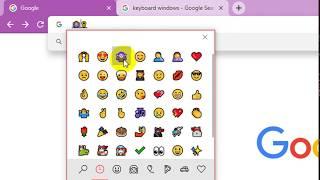 How to Use Emoji Panel to Enter Emoji from Keyboard in Windows 10