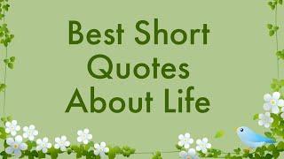 Best Short Quotes About Life  Motivational Daily Life Quotes and Sayings  Great Quotes About Life