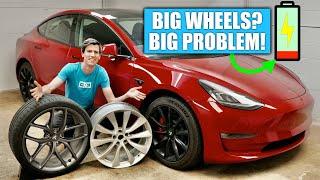 Why Big Wheels Are A Bad Idea On Electric Cars - Range Impact