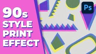How to Create a 90s Style Print Effect in Photoshop Risograph Effect
