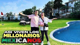 ASÍ VIVEN los MILLONARIOS en MÉXICO  NUNCA VIMOS NADA IGUAL  *jugamos Golf como los ricos*