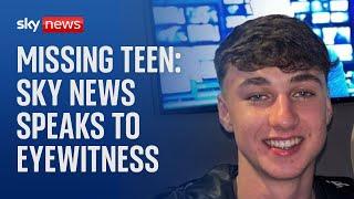 Jay Slater Sky News speaks to eyewitness as search for missing teen continues