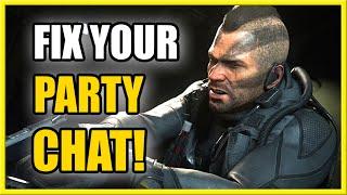 How to FIX PARTY CHAT & MIC in COD Modern Warfare 2 Fast Tutorial