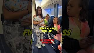 Pick me in first class Pt. 1 #flying #firstclass #drama