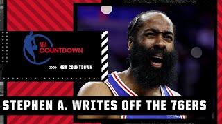 Stephen A. declares Its a wrap for the 76ers  NBA Countdown