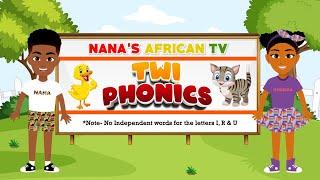 Twi Phonics  Twi for Kids - Learn New Words   Nanas African TV