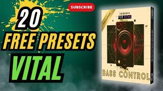 20 Free Vital Presets – Bass Control Vital Soundbank DL Now