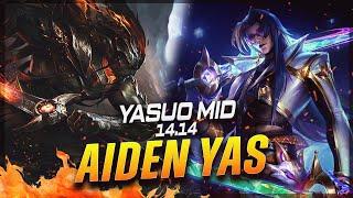 AidenYasuo - Yasuo vs Yone MID Patch 14.14 - Yasuo Gameplay