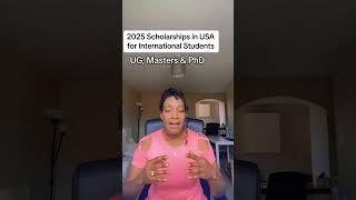 2025 Scholarships in USA for Int’l Students  No IELTS or GRE Required.