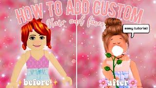  tutorial  how to add custom hair and faces to your gfx for beginners ︎ Nory Hearts ︎