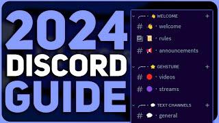 How to Setup a Discord Server 2024 - The ULTIMATE Discord Setup Tutorial WITH Bots