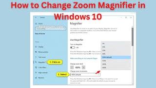 How To Zoom Laptop and Desktop Screen Zoom Windows Zoom InZoom Out In Windows 1011