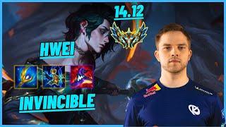 KCB ABBEDAGGE HWEI VS TWISTED FATE MID DOUBLE KILL INVINCIBLE- EUW CHALLENGER - PATCH 14.12