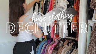 HUGE CLOTHING DECLUTTER & MY BIKINI COLLECTION  WARDROBE ORGANISATION  Chloe Ellis
