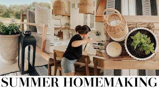 SUMMER HOMEMAKING DITL  cleaning decorating & garden chat