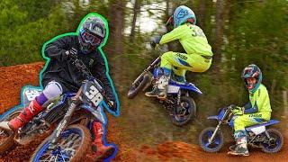 Huck Sends It On A PW50 Haiden Supercross Prep