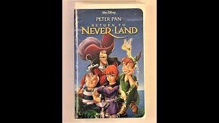 Opening to Peter Pan in Return to Never Land VHS 2002