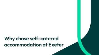 University of Exeter Self-Catered Accommodation