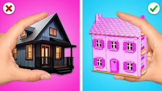 PINK VS BLACK One Color House Challenge by Wednesday VS Enid  Room Makeover by Zoom GO