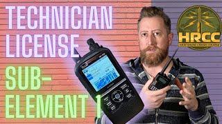 Ham Radio Technician License Prep  Sub-Element 1 2022-2026