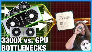 Ryzen 3 3300X Bottleneck Benchmark vs. 2080 Ti 2070 Super 2060 KO & More GPUs