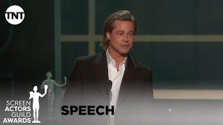 Brad Pitt Award Acceptance Speech  26th Annual SAG Awards  TNT