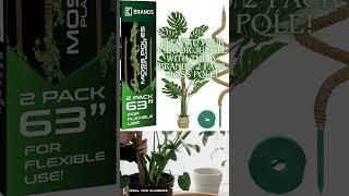 K-Brands 2 Pack Moss Pole - 63 Bendable Monstera Plant Support #indoorplants #indoorplant #plants