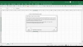 Apply formula calculation to selected sells excel