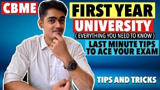 First Year UNIVERSITY MBBS EXAM  Last minute tips