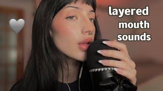 ASMR ⋆୨୧˚ 30 min of layered mouth sounds no talking